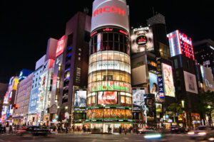 Ginza in Tokyo, Japan