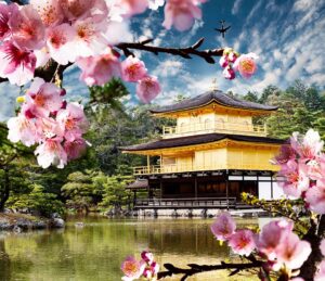 Kinkaku-ji Temple the Golden Pavillion in Kyoto