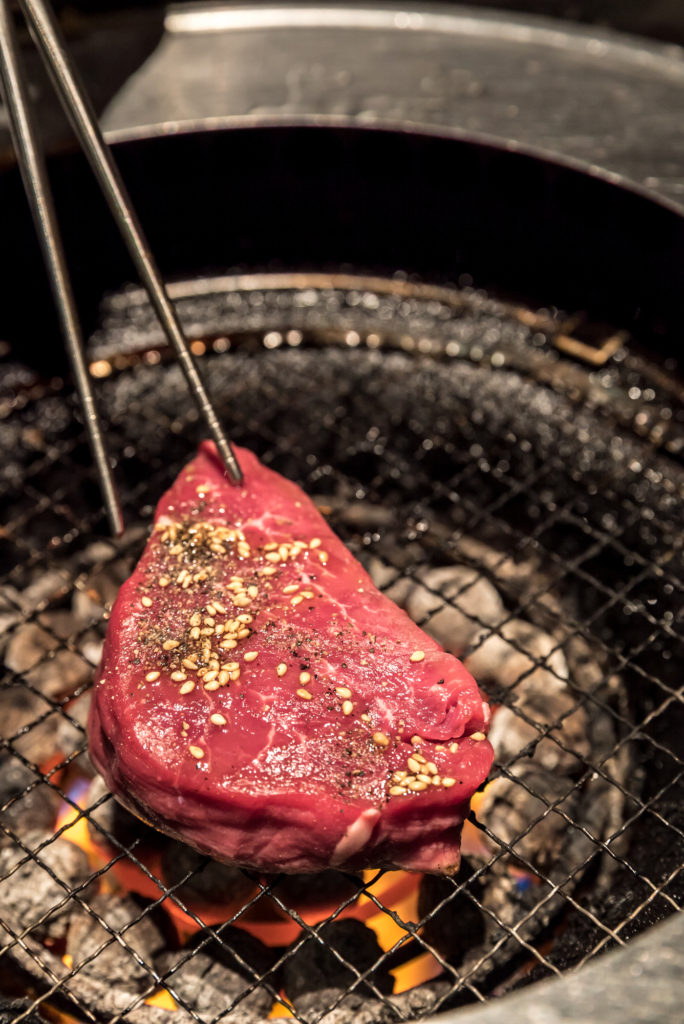Grilled Japanese Wagyu Meat