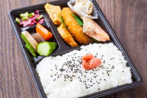 assortment of japanese food