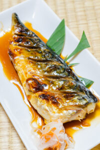 Saba fish grill with japanese sauce