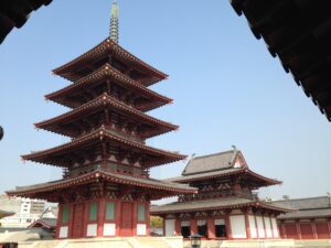 The Shitennoji Temple in Osaka