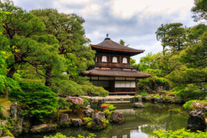 The Ginkakuji Temple in Osaka