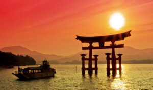 Wedding Destination - Torii Gate in Miyajima