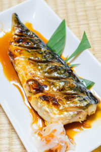 Grilled Saba Fish in Japanese Sauce
