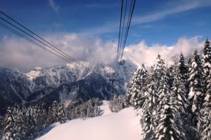 Japan Alps Snow Cable Car