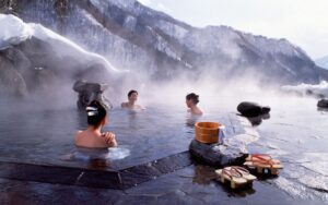 Onsen-in-Winter