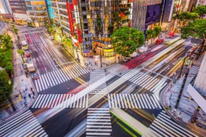 Tokyo, Japan in the Ginza District