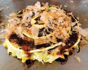 the art of okonomiyaki at Abeno