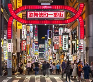 Nightlife districts in Tokyo