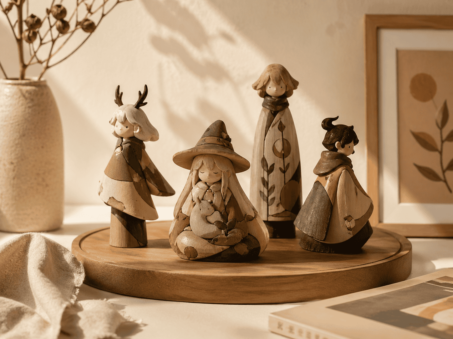 Anime figures and decor