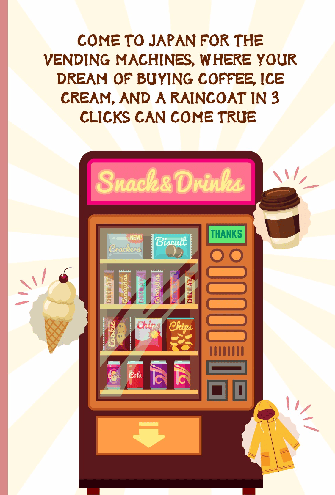 Vending Machine journal cover