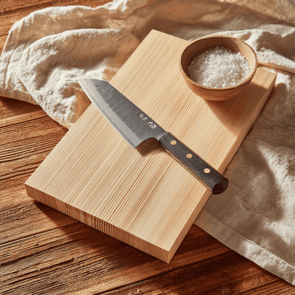Hinoki cypress cutting board