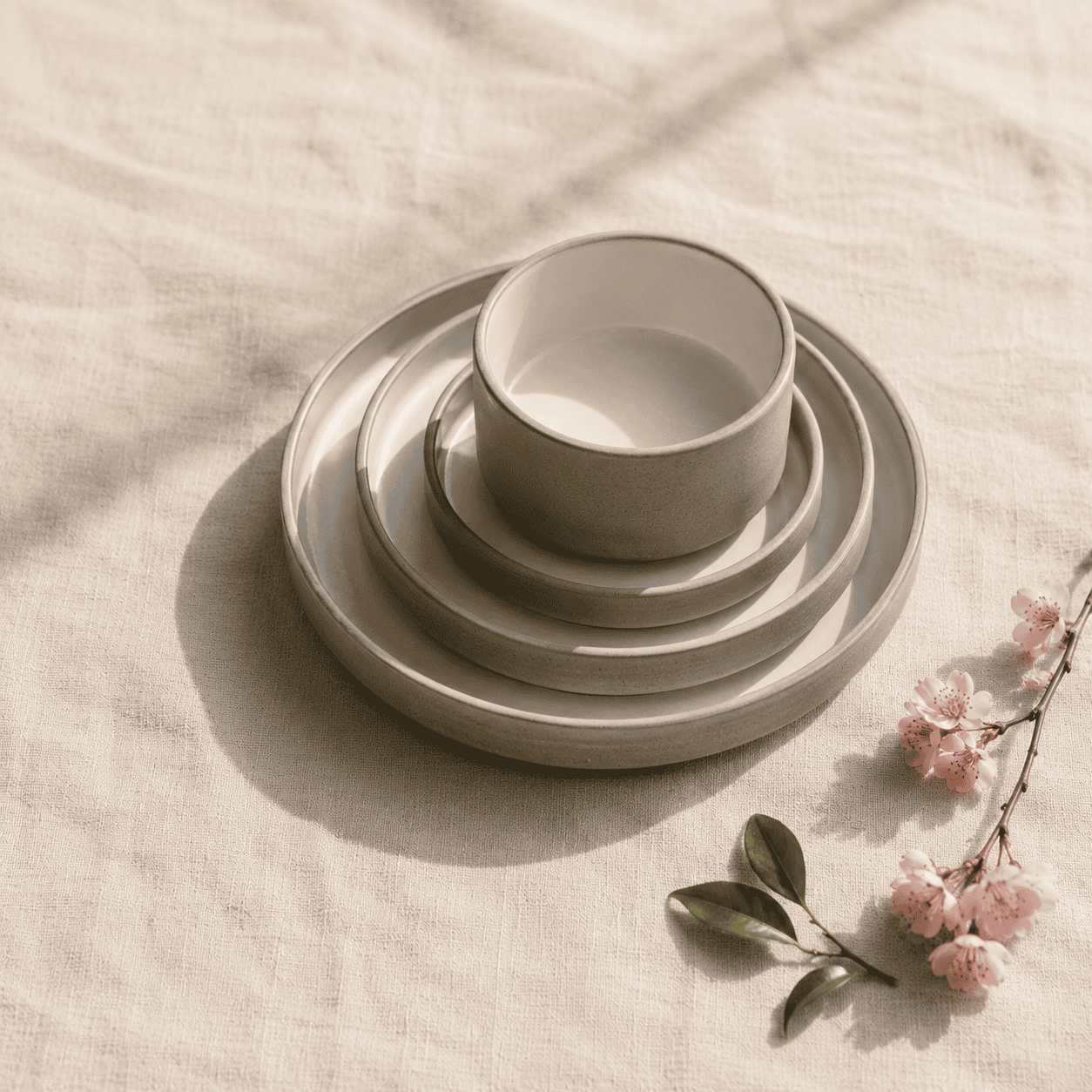 Hasami Porcelain stacking dishes