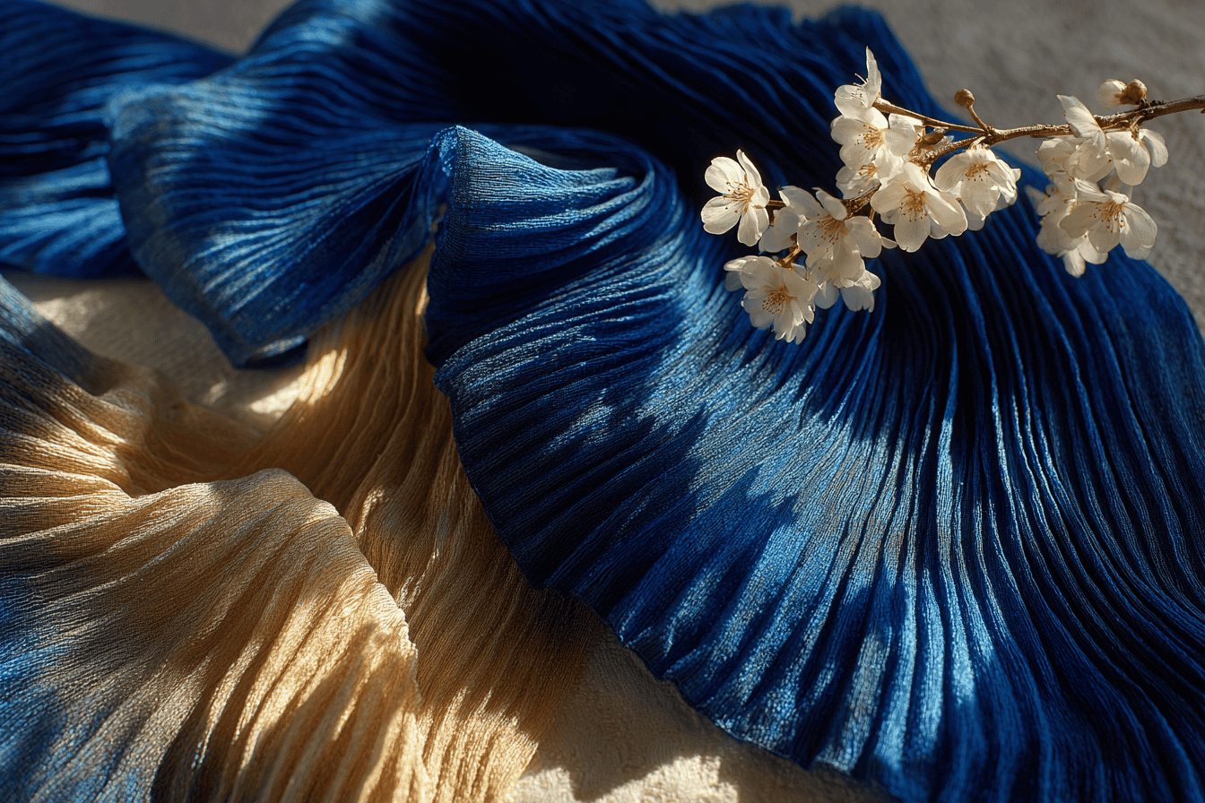 Issey Miyake Pleats Please scarf