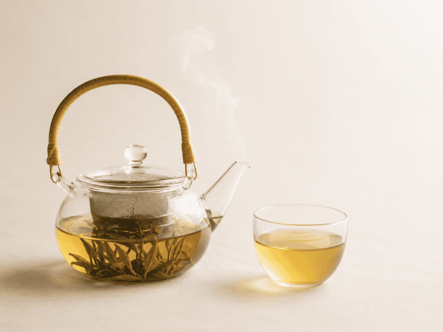 Hario Cha Cha Kyusu Maru glass teapot