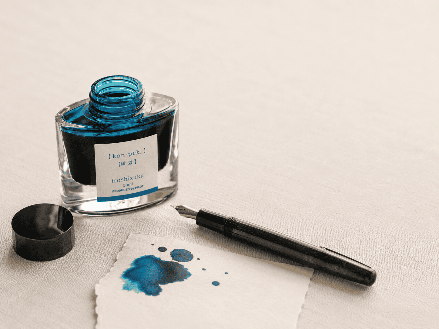 Pilot Iroshizuku Kon-Peki ink
