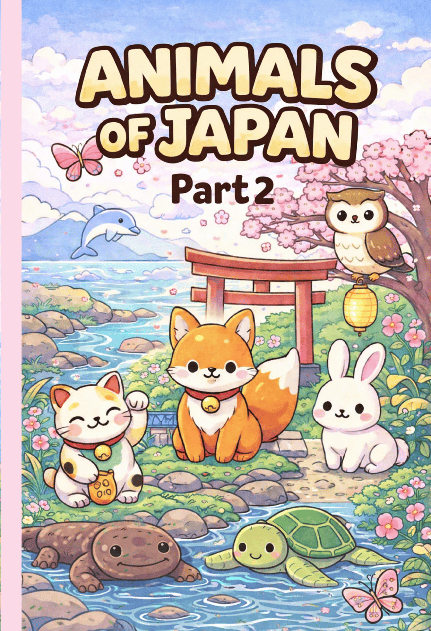 Animals of Japan coloring book Part 2 cover