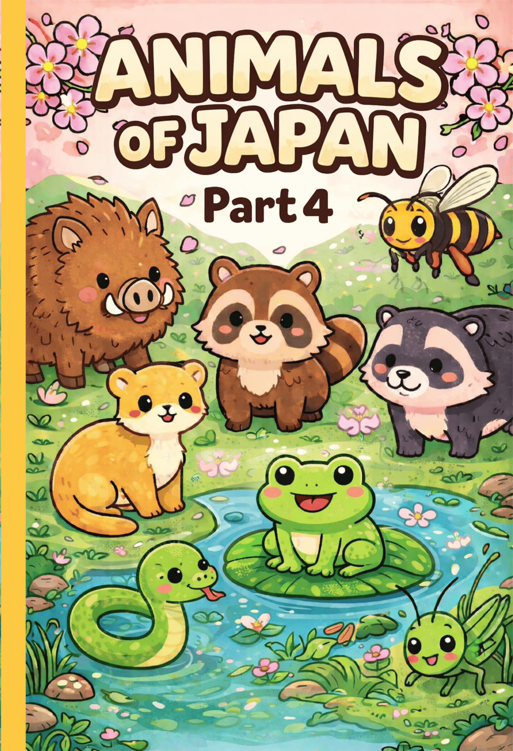 Animals of Japan coloring book Part 4 cover