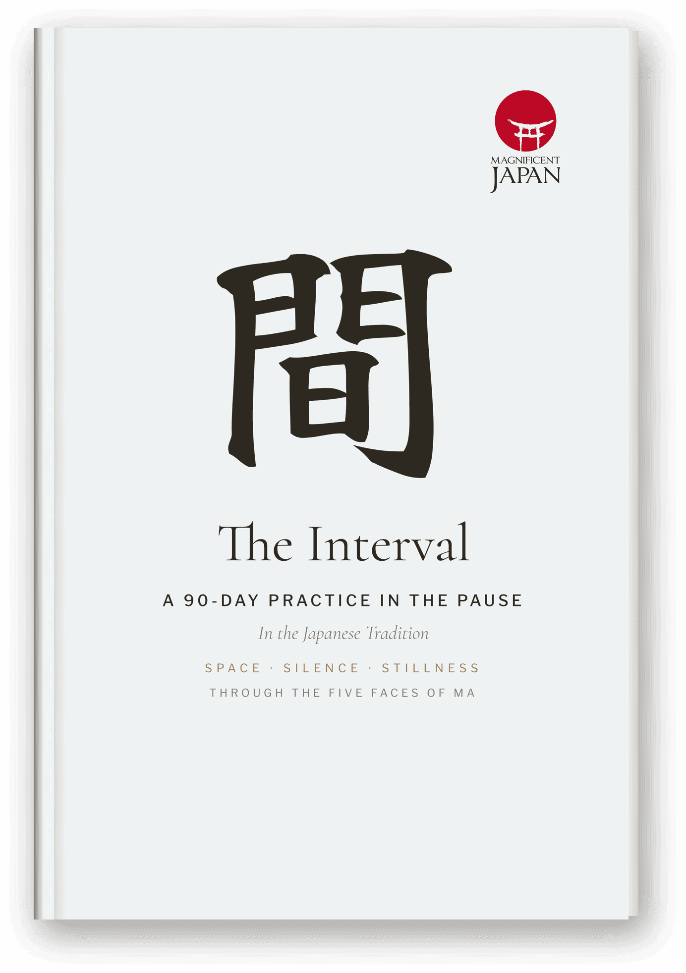 The Interval, a 90-day ma journal, shown as a paperback book