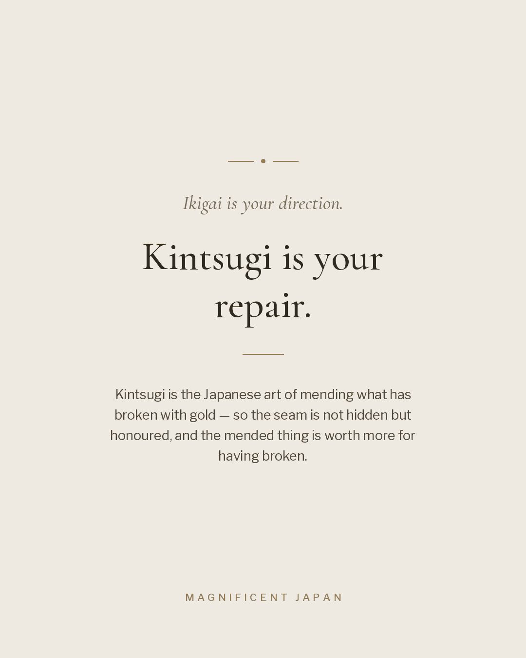 Kintsugi repair art with gold, symbolizing beauty in brokenness