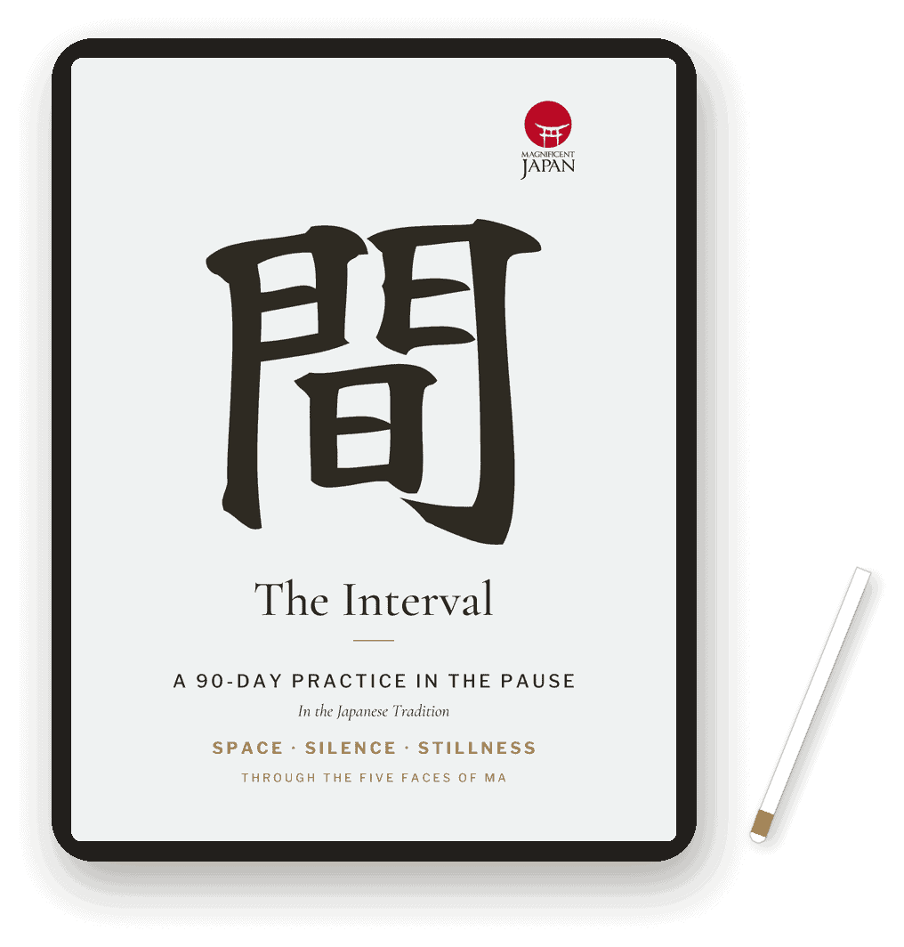 The Interval digital edition on a tablet
