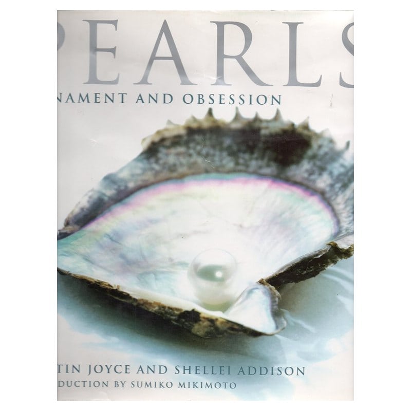 The hardcover book Pearls: Ornament and Obsession with an introduction by Sumiko Mikimoto