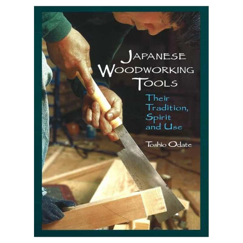 The cover of Japanese Woodworking Tools by Toshio Odate showing a craftsman planing timber