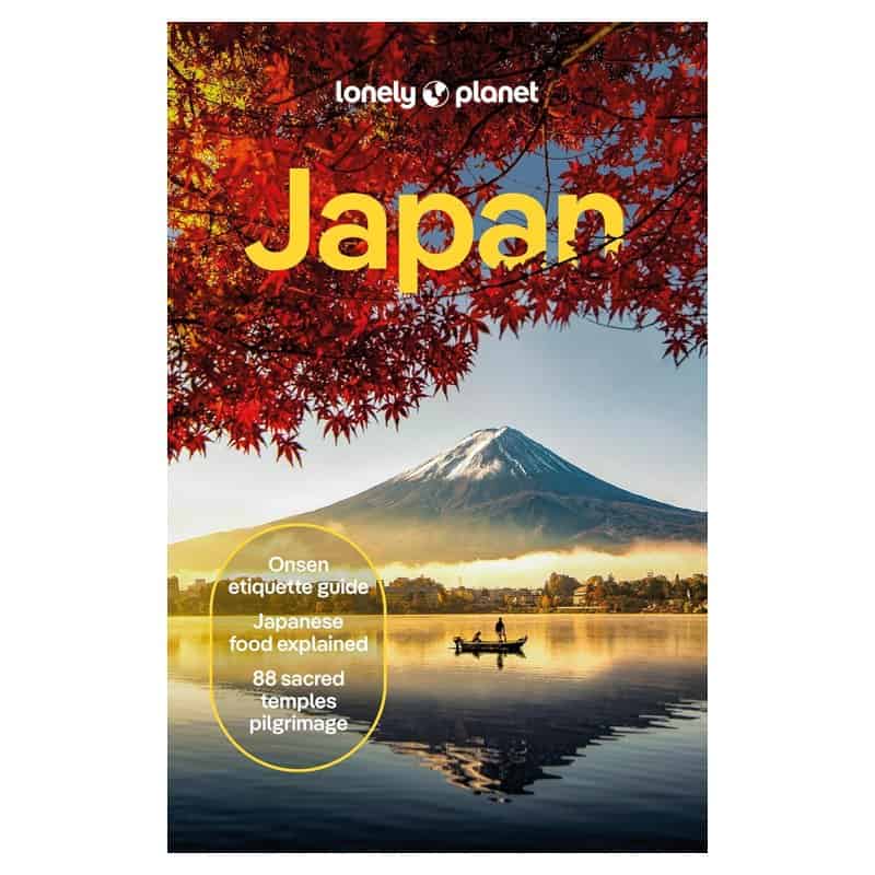The Lonely Planet Japan comprehensive travel guide with itineraries and maps