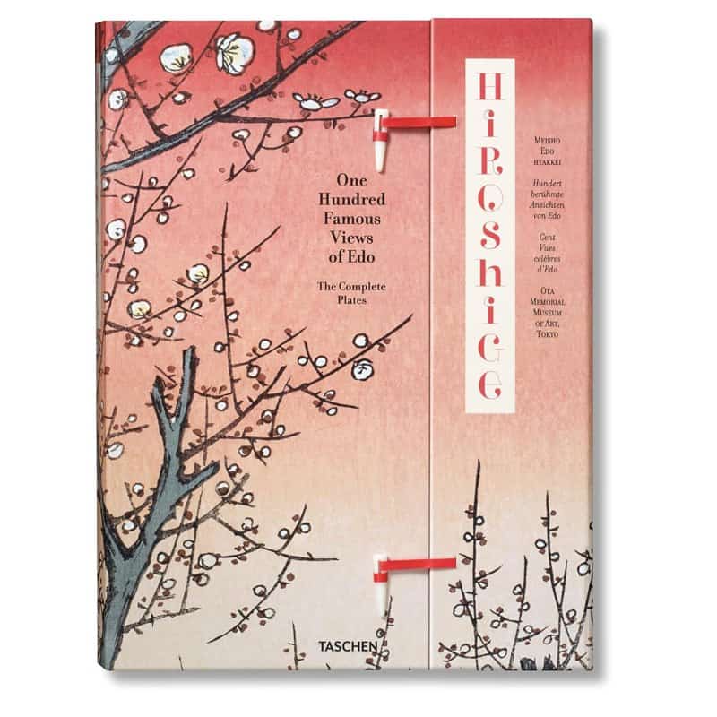 The TASCHEN edition of Hiroshige's One Hundred Famous Views of Edo, bound in the Japanese fashion