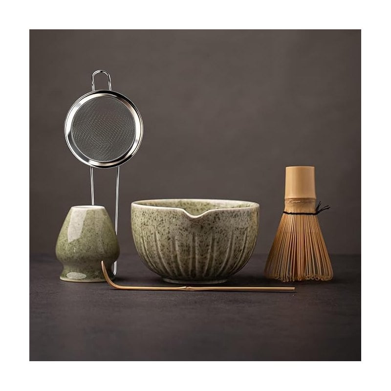 TANG PIN matcha bowl and whisk set