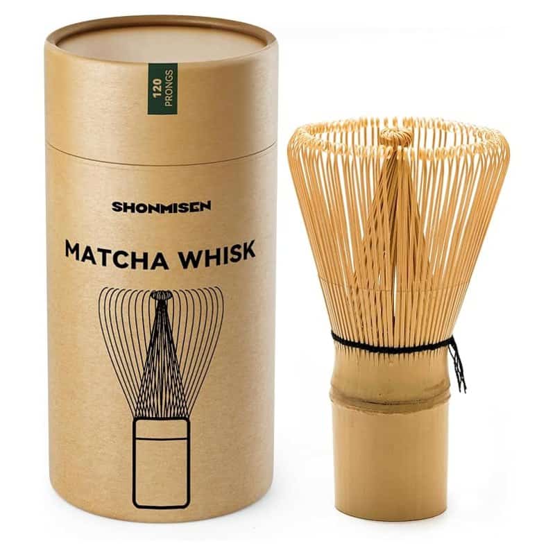 Handcrafted 120-prong bamboo matcha whisk